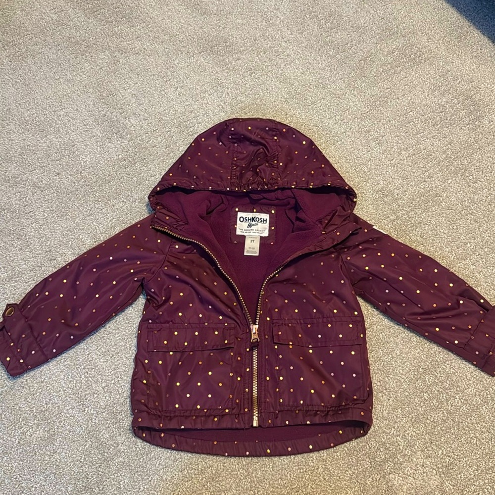 Oshkosh fleece lined jacket